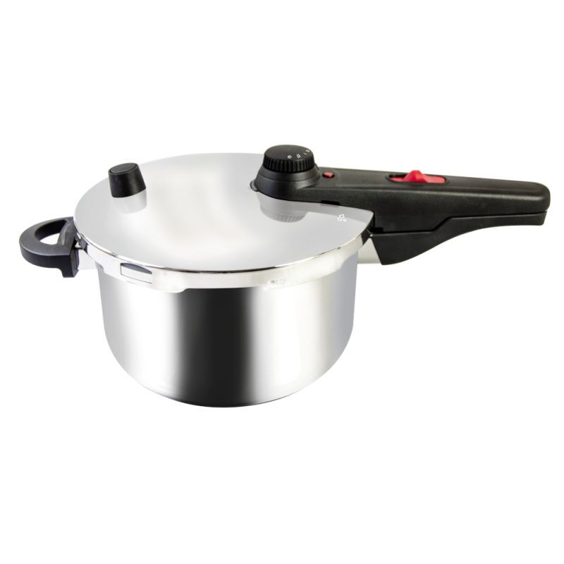 Kelomat Schnellkochtopf Alfa Induktion Ø22 cm 4,5 Liter Edelstahl mit Skala