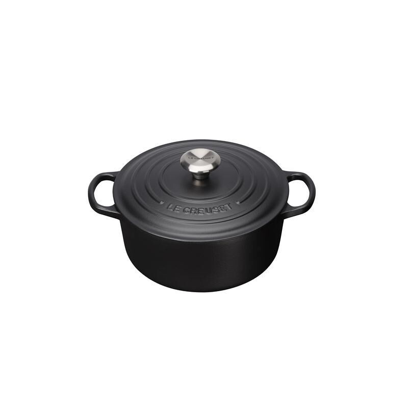 Le Creuset BRÄTER RUND SIG 20 CM SCHWARZ Le Creuset BRÄTER RUND SIG 20 CM SCHWARZ