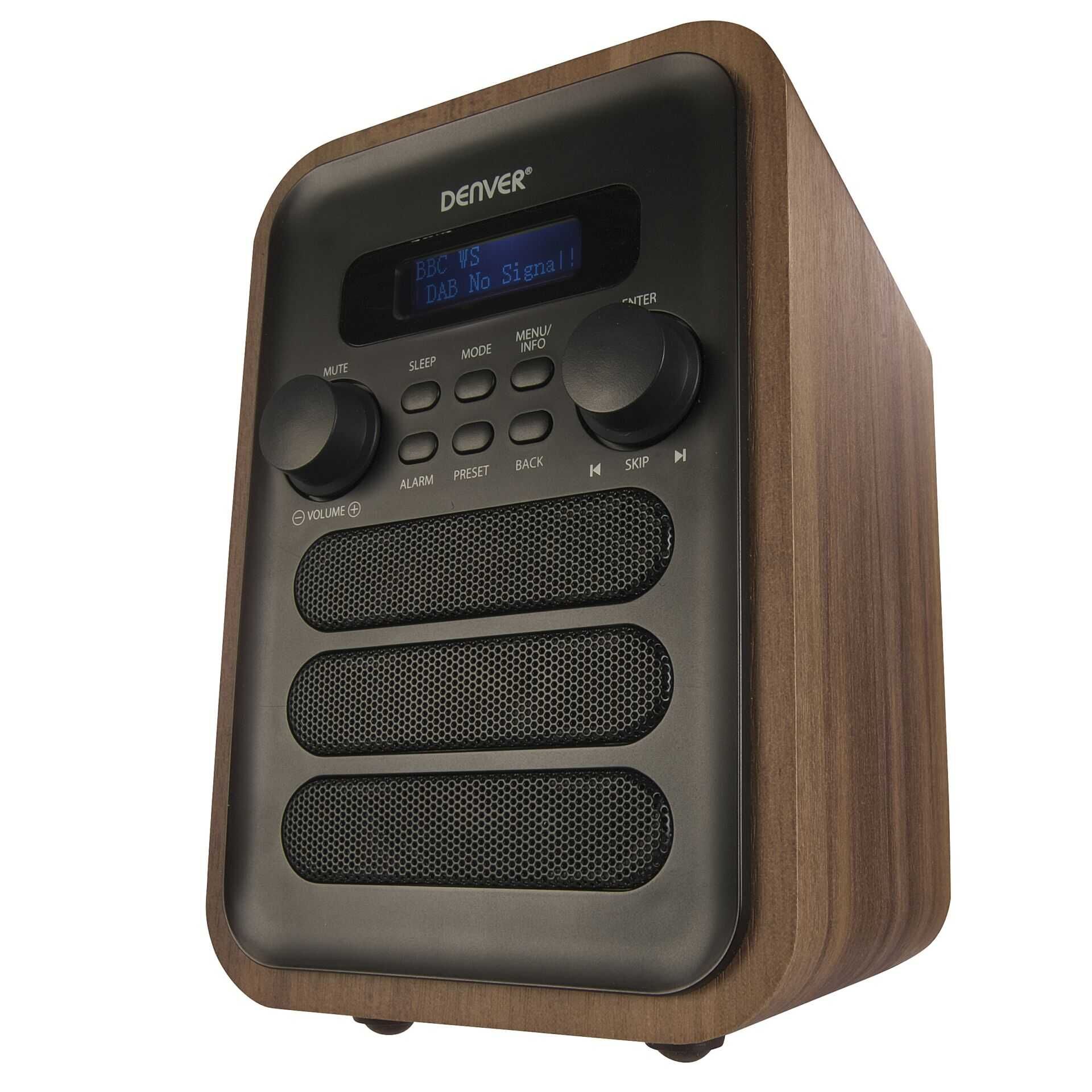 DENVER DAB-48 - DAB-Radio - 2.5 Watt (Gesamt) - Grau