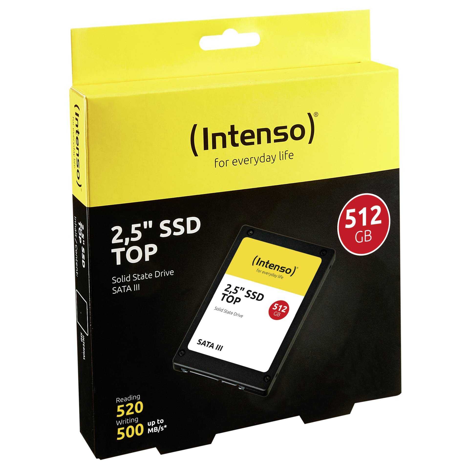 Intenso Top Performance - Solid-State-Disk - 512 GB - intern - 2.5" (6.4 cm) - SATA 6Gb/s