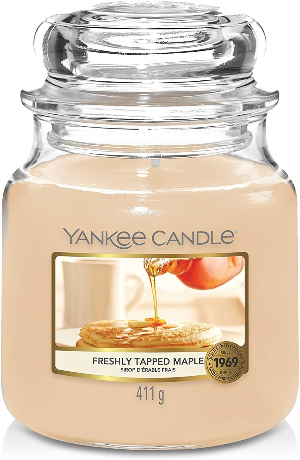 Yankee Candle  FRESHLY TAPPED MAPLE MEDIUM JAR 411G