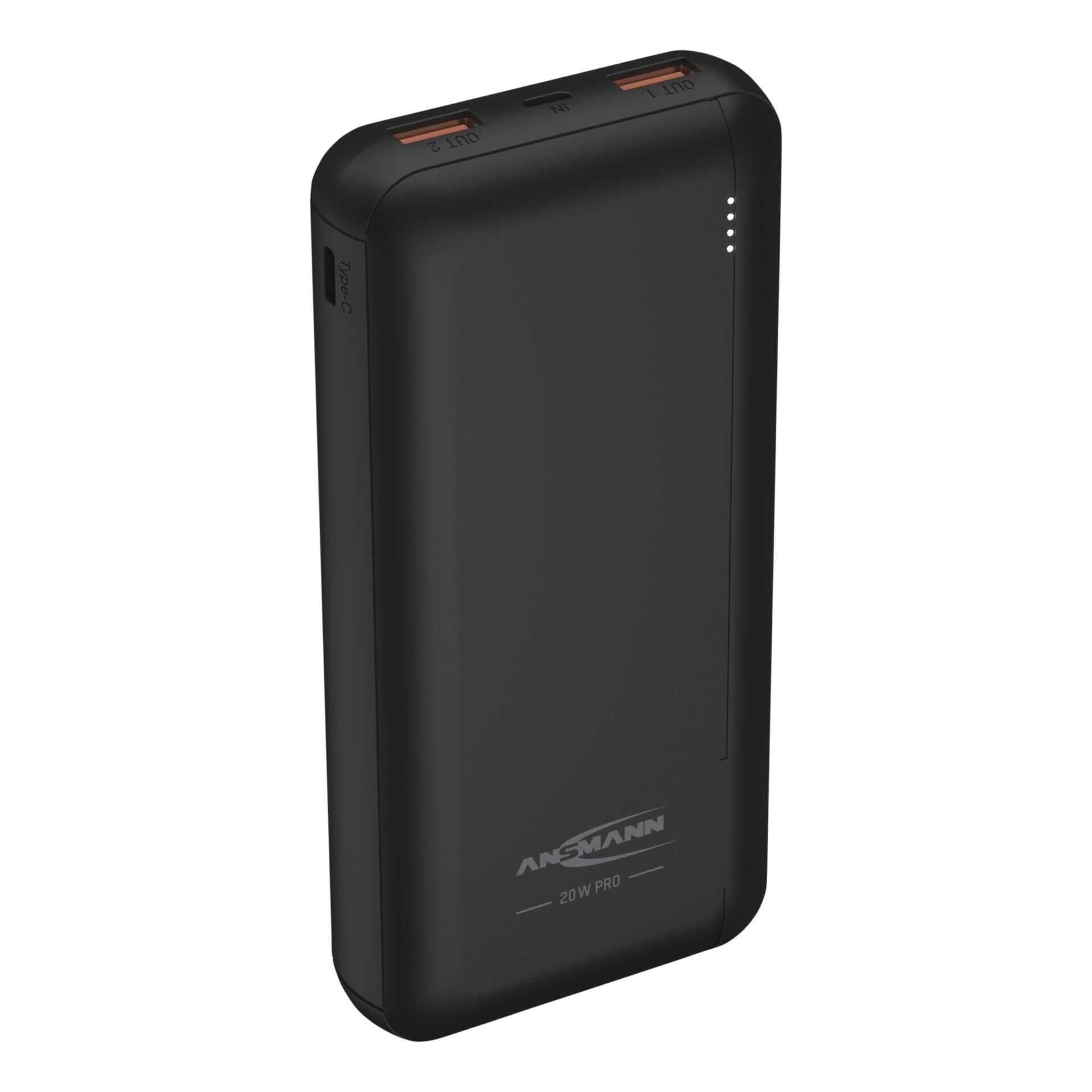 Ansmann Powerbank 20.000 mAh PB320PD USB-C Ein/Ausg.1700-0147