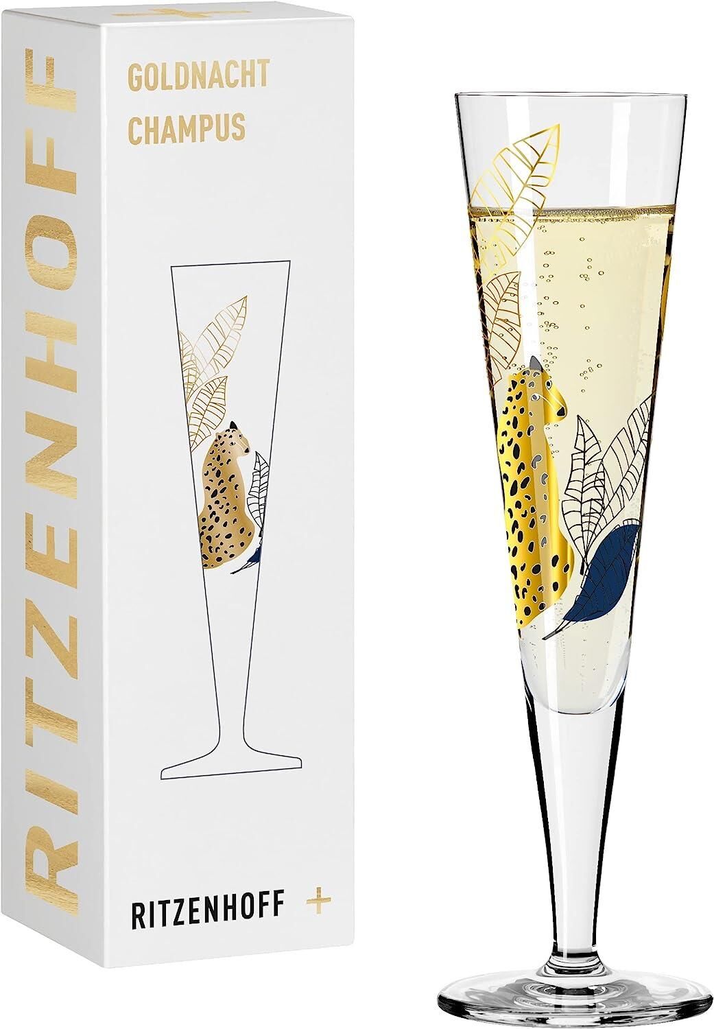 Ritzenhoff Champagnerglas 200 ml Serie Goldnacht Nr. 33