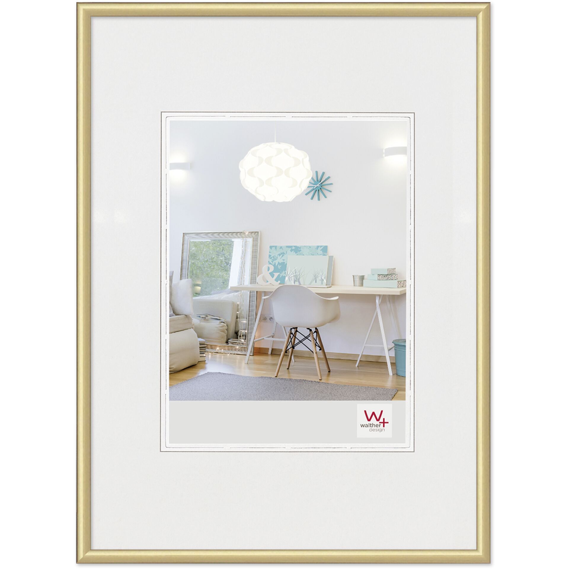 Walther New Lifestyle - Fotorahmen - Konzipiert für: 3.5x5 Zoll (9x13 cm) - Kunststoff - rechteckig