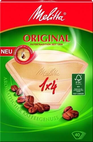 MELITTA Filtertüten 1x4 braun 80er Pack