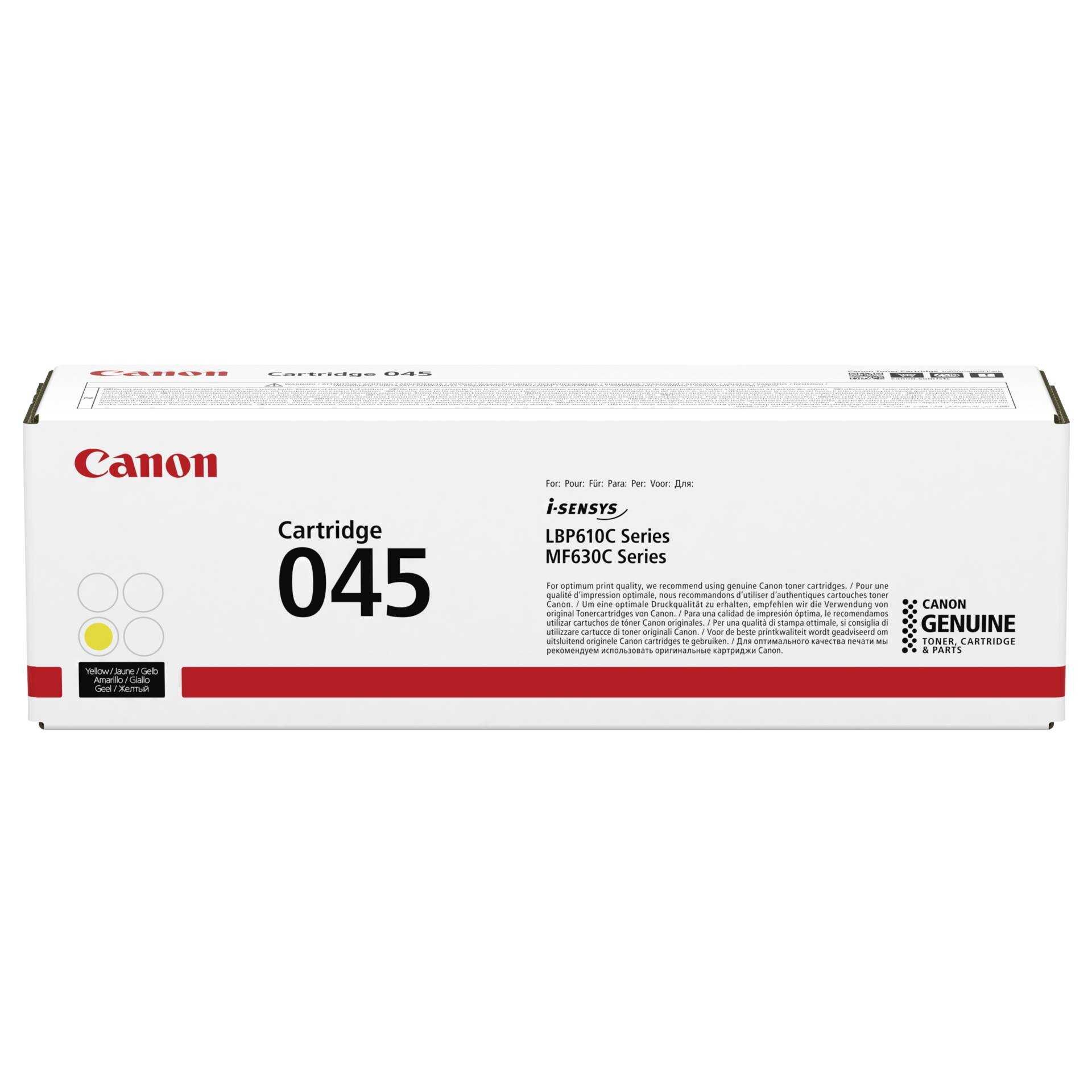 Canon 045 - Gelb - original - Tonerpatrone - für ImageCLASS LBP612Cdw, MF632Cdw, MF634Cdw