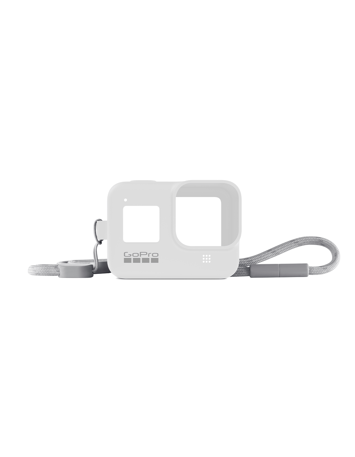 GoPro Hülle + Trageband HERO8, White Hot