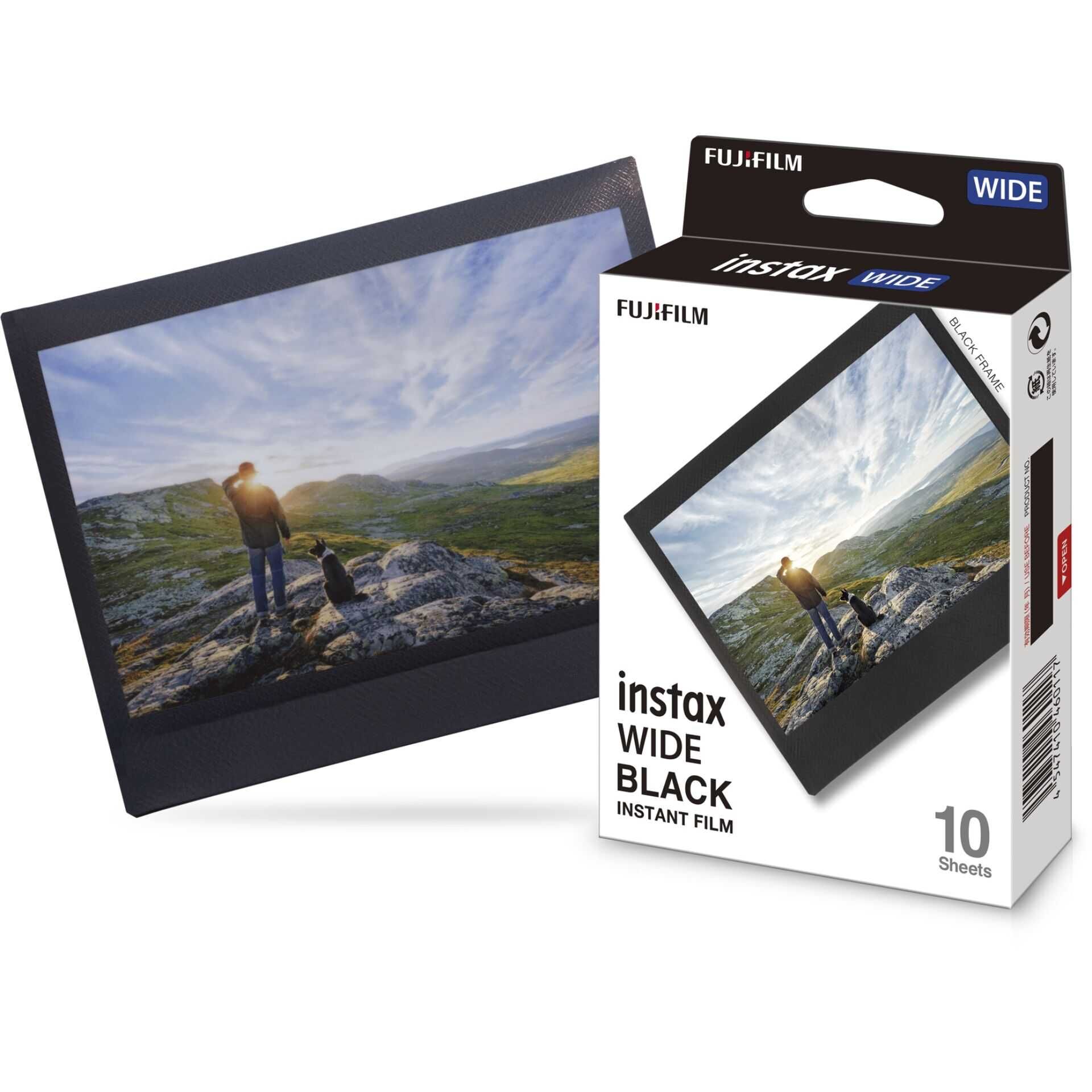 1 Fujifilm instax wide Film black frame