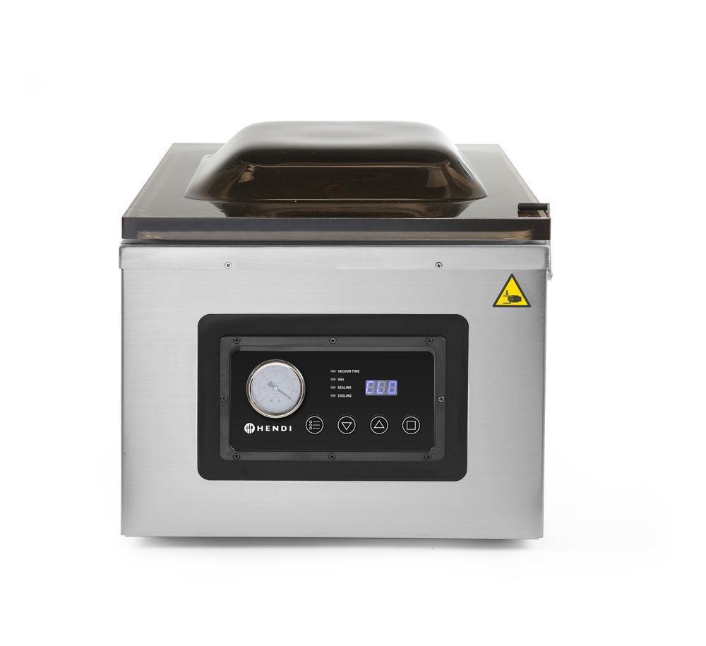 HENDI Vakuumkammer-Verpackungsmaschine Profi Line 410, Profi Line, Dichtungsband: 410 mm, 230V/1100W, 510x625x(H)455mm
