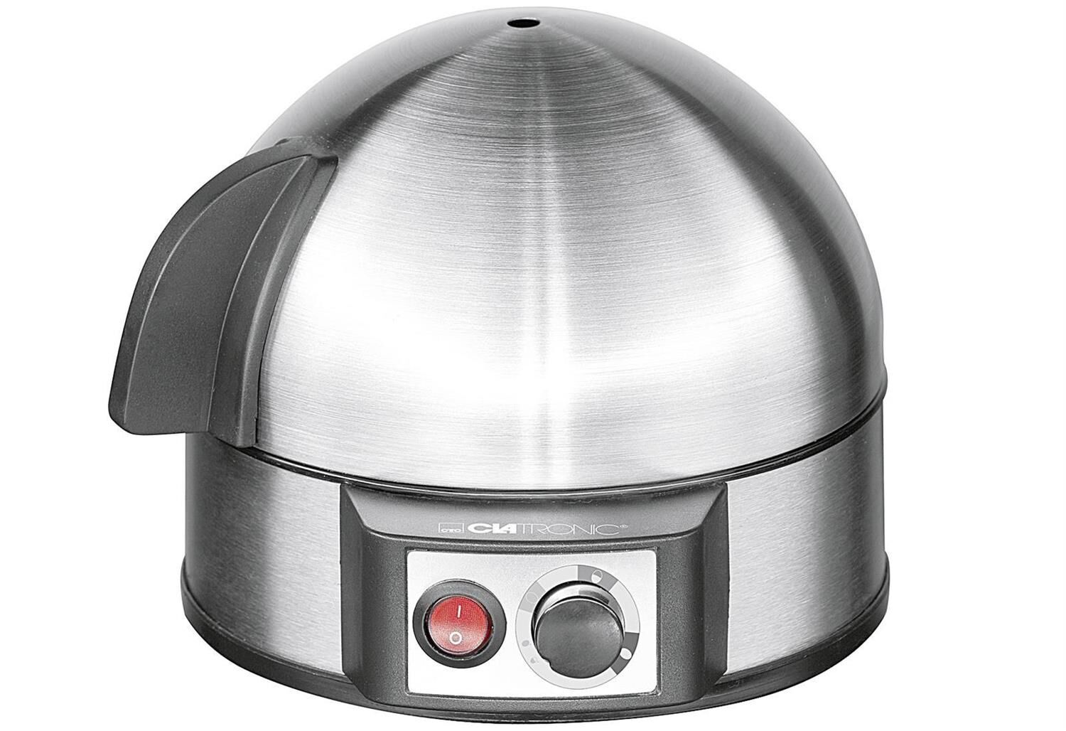 CLATRONIC Eierkocher EK 3321 für max. 7 Eier, Edelstahlgehäuse Edelstahl