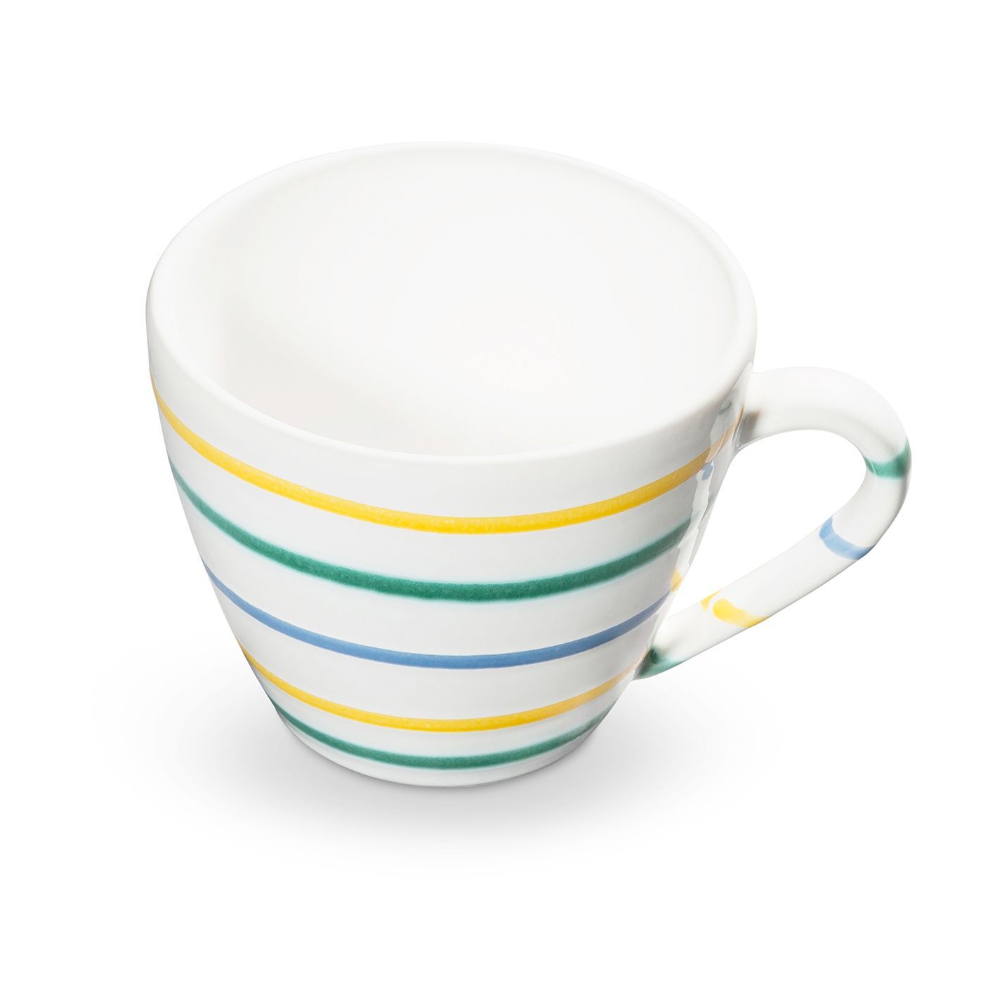 Gmundner Keramik Buntgeflammt, Cappuccino Tasse 0,16 Liter