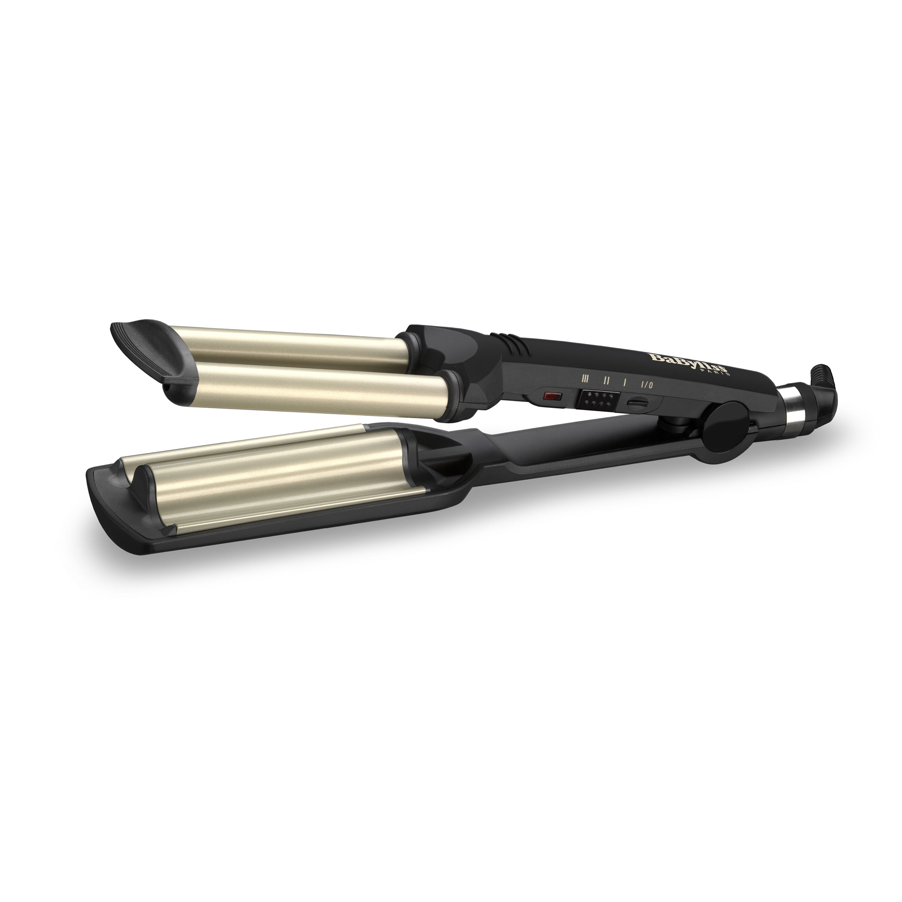 BaByliss  C260E EasyWaves Texturiereisen Warm Schwarz, Silber 1,8 m