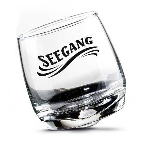 Gilde Wackelglas 2er-Set Seegang
