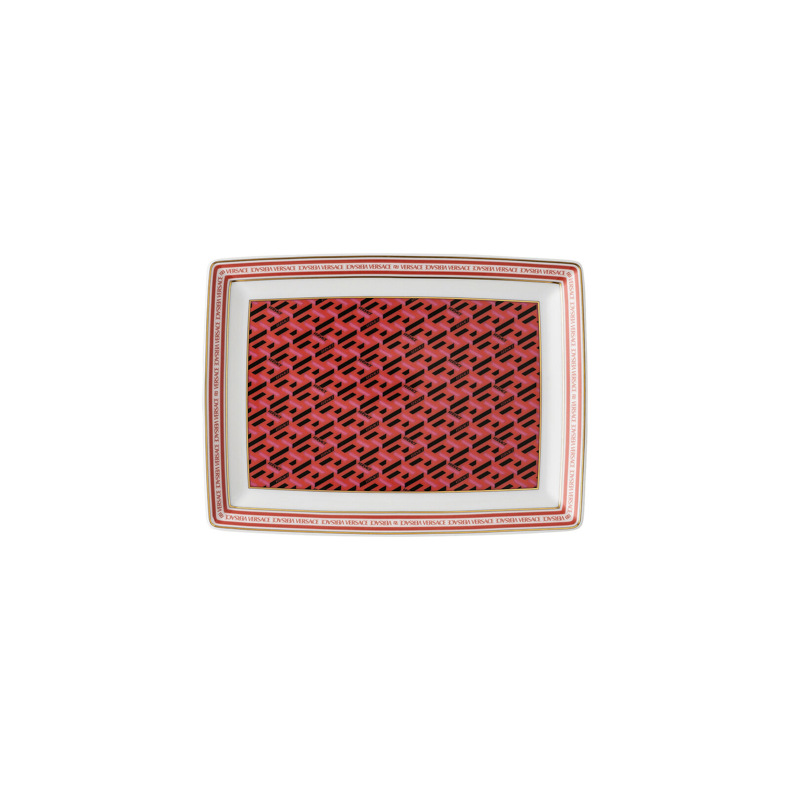 Rosenthal Versace La Greca Signature Red Platte 18 cm