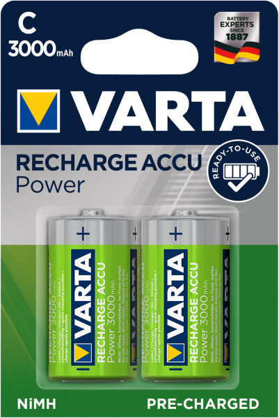 VARTA NiMh Akku 2 x Baby 3,0 Ah Blister
