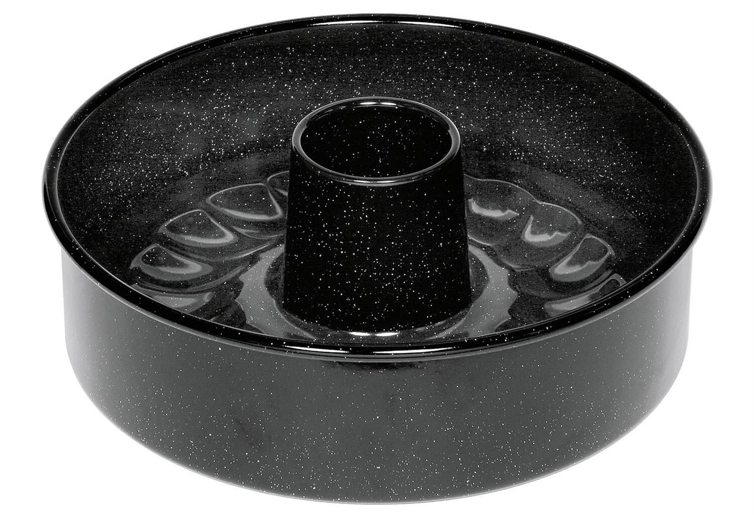 RIESS Tortenform Ø26cm 3teilig schwarz Emaille