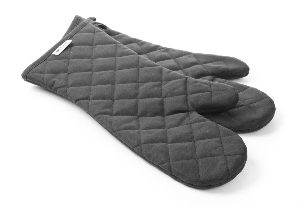 HENDI Ofenhandschuhe – 2 Stück, Baumwolle mit feuerfester Beschichtung, 2 Stk., (L)380mm