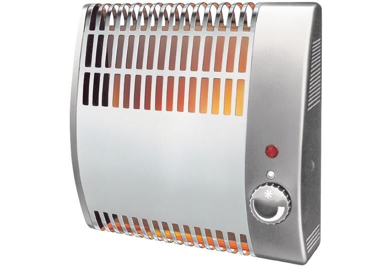 HELLER Frostwächter FSK 505 500 W Edelstahl-hellgrau