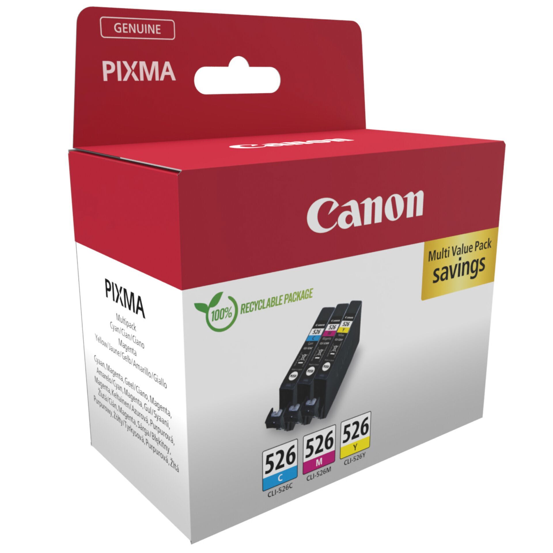 Canon CLI-526 C/M/Y Multipack