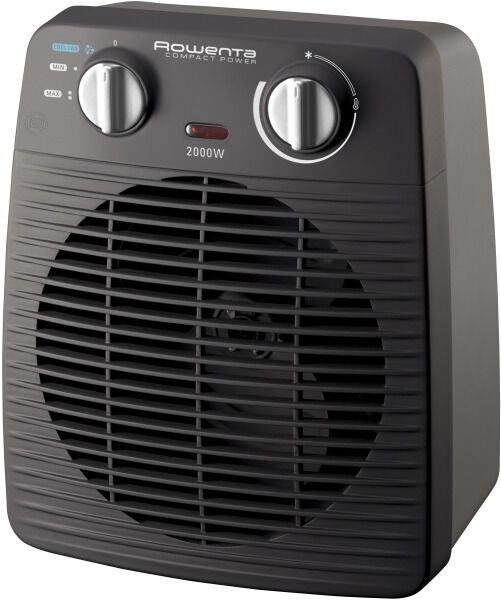 ROWENTA Heizlüfter 1000/2000W Thermostat Cool graubraun SO2210