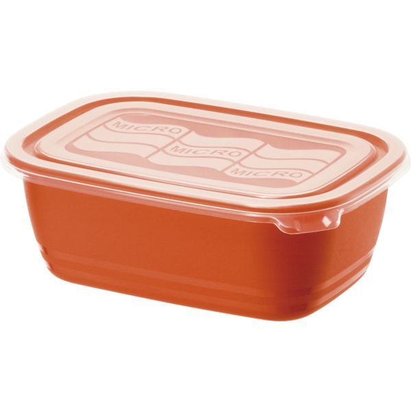 ROTHO Mikrowellendose, Inhalt: 1,00 Liter, Länge: 195 mm, Breite: 135 mm