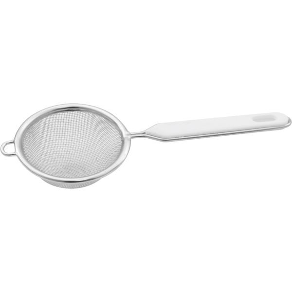 FACKELMANN  Sieb Edelstahl, Einlagegriff aus Kunststoff, L: 185 mm, ø: 70 mm