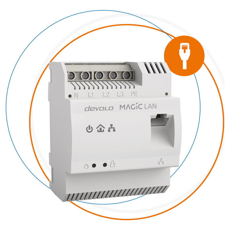 devolo Magic 2 LAN DINrail (weiss)