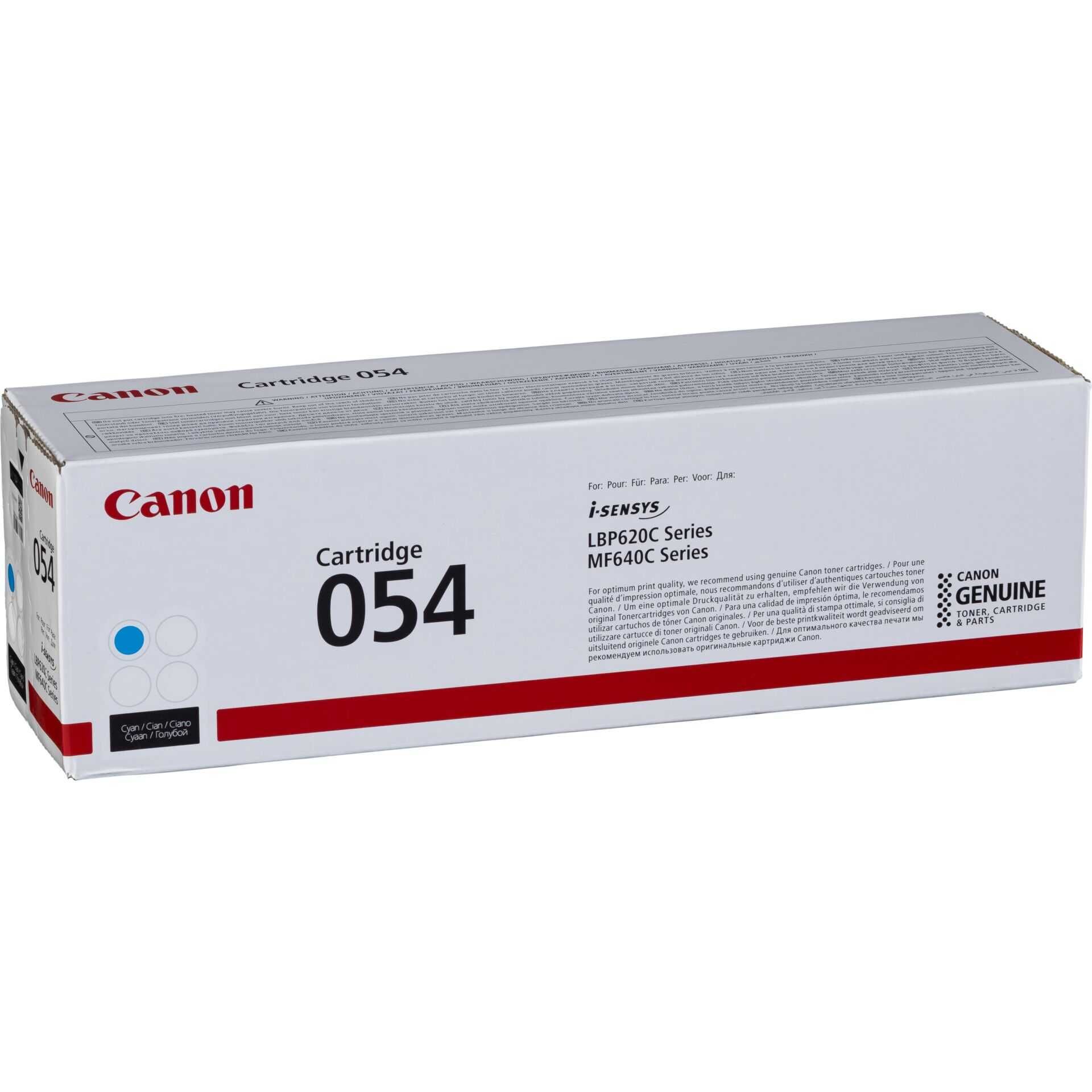 Canon 054 - Cyan - Original - Tonerpatrone - für ImageCLASS LBP622Cdw, MF641CW, MF642Cdw, MF644Cdw