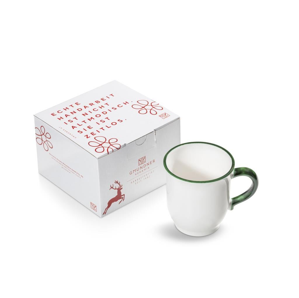 Gmundner Keramik Grüner Rand, Schokotasse (0,3 L)
