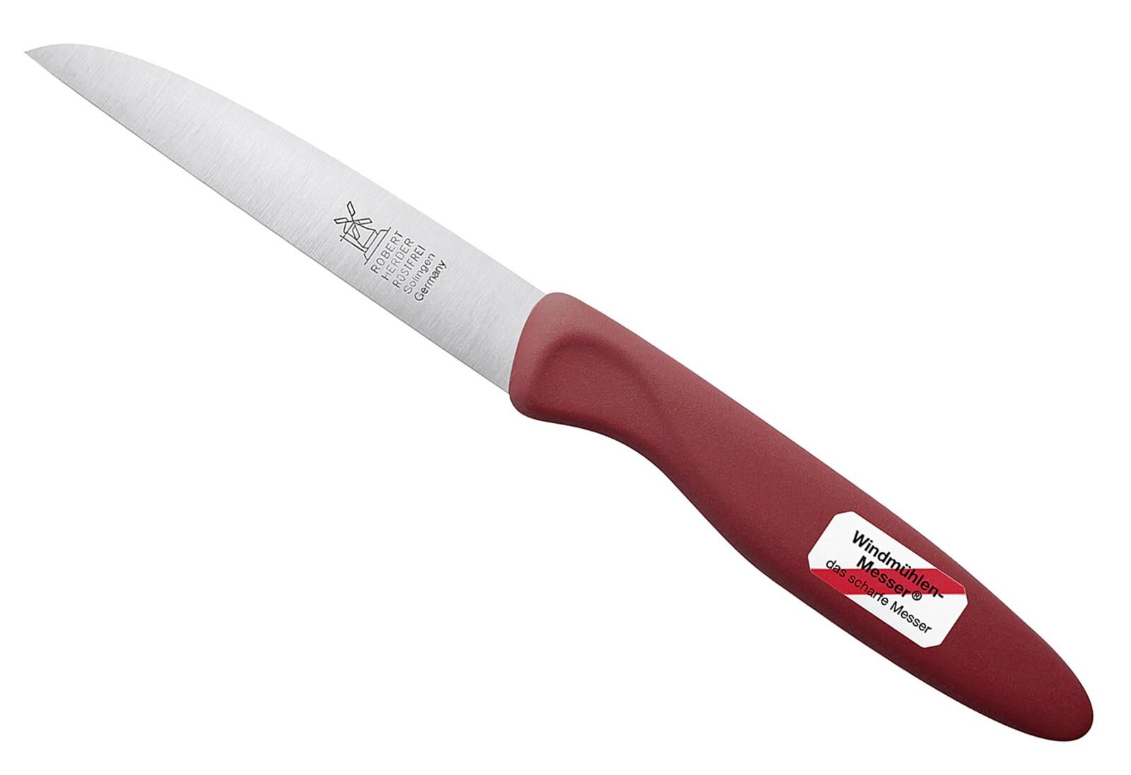 WINDMÜHLEN Gemüsemesser classicFutur rot rf Biopolymer
