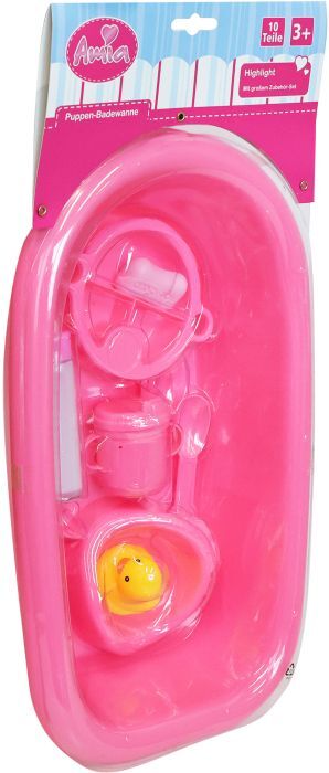 Amia Puppen-Badewanne mit Zubehör-Set 50418782