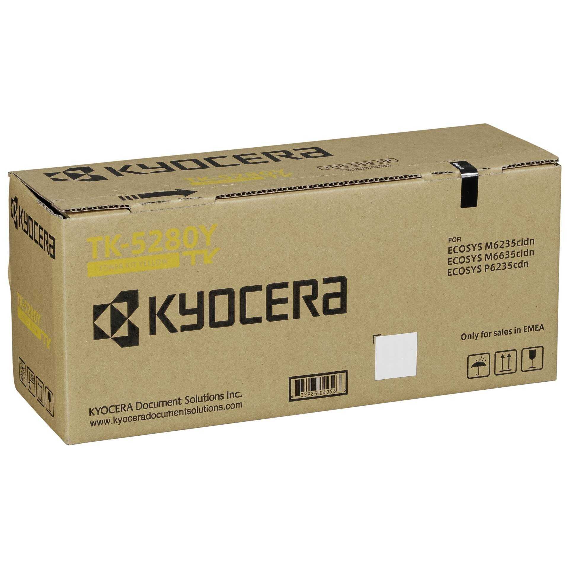 Kyocera TK 5280Y - Gelb - Original - Tonersatz - für ECOSYS M6235cidn, M6235CIDN/KL3, M6635cidn, P6235cdn
