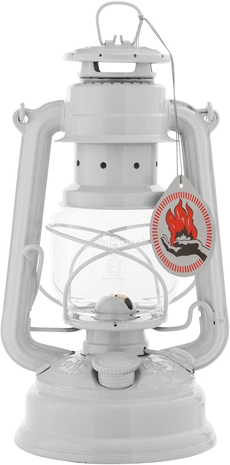 Sturmlaterne Feuerhand 276 reinweiß