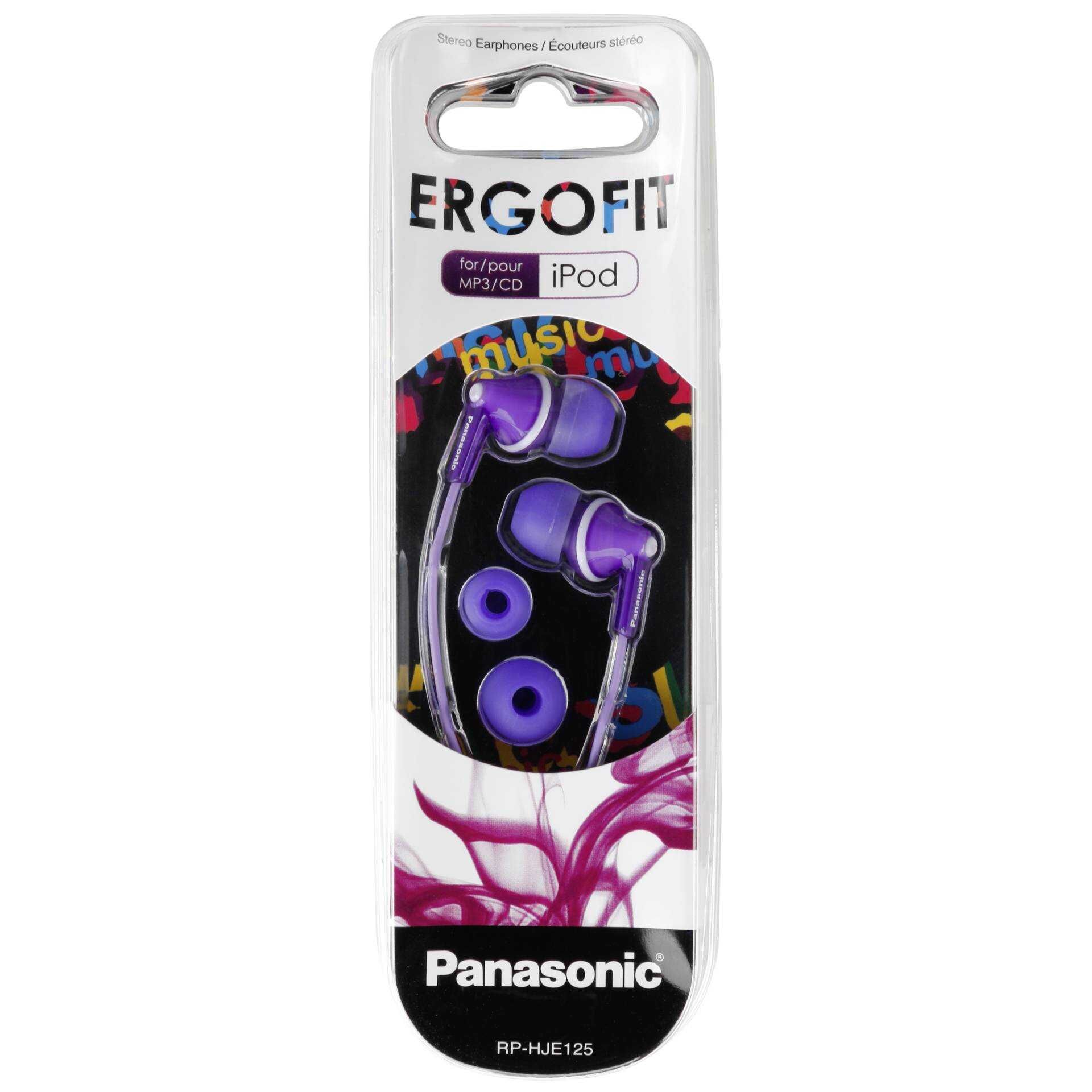 Panasonic RP-HJE125 - Ergofit - Ohrhörer - im Ohr - kabelgebunden - 3,5 mm Stecker