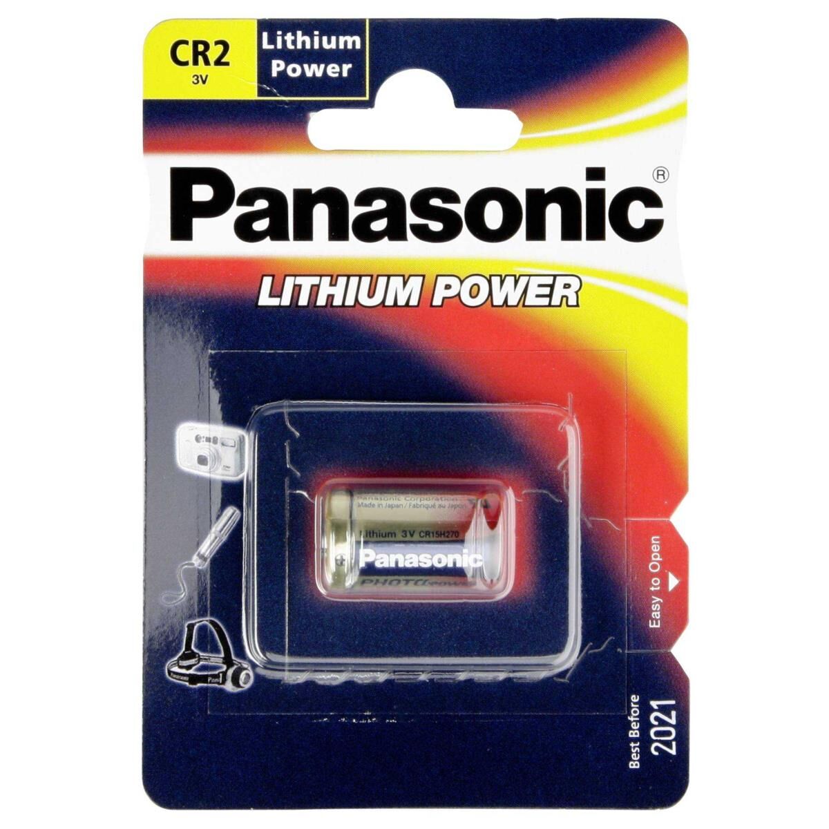 Panasonic CR-2L/1BP - Batterie CR2 - Li - 850 mAh