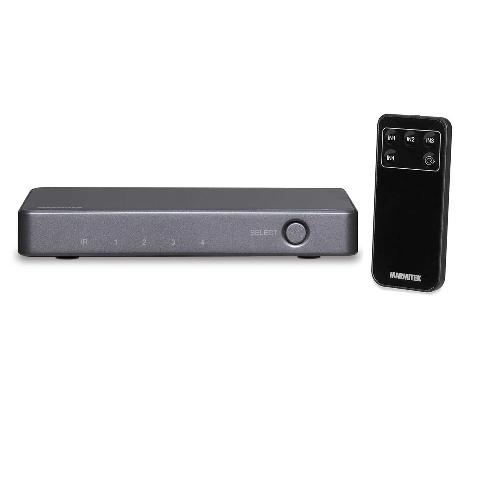 Marmitek Connect 620 UHD 2.0 - Video/Audio-Schalter - 4 x HDMI - Desktop
