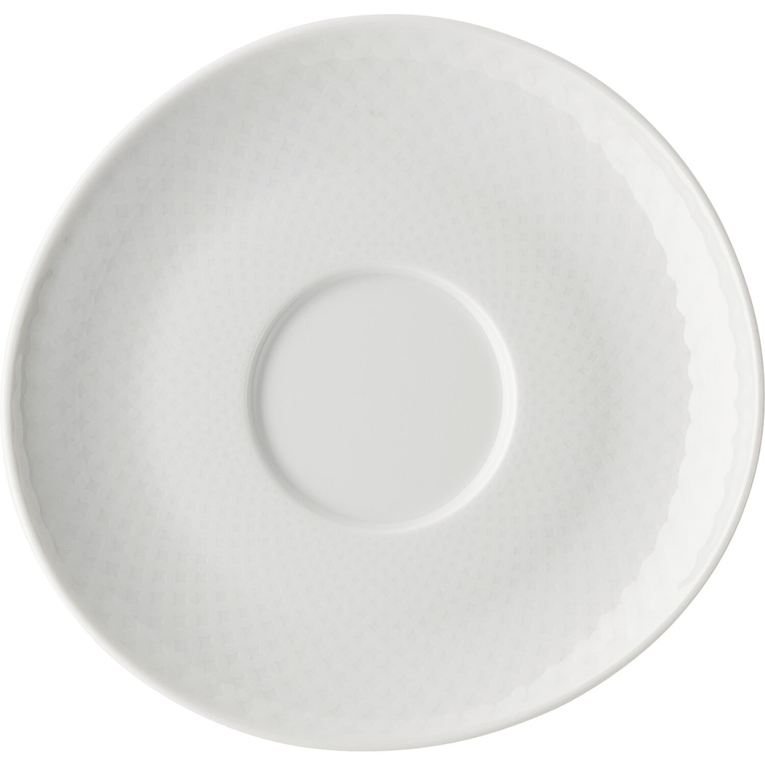 ROSENTHAL Junto Kaffee-Untere, Länge: 150 mm, Breite: 145 mm, white