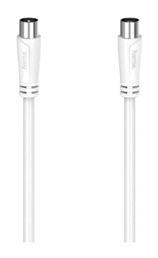 Hama Antennenkabel Koax-Stecker-Koax-Kupplung 10m TV-Antennenkabel 90dB gerade