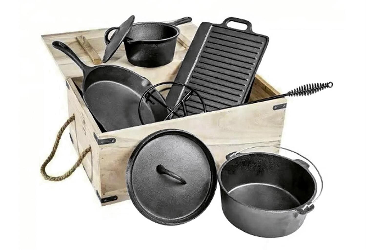 HI Dutch Oven Kochtopf Set 9teilig