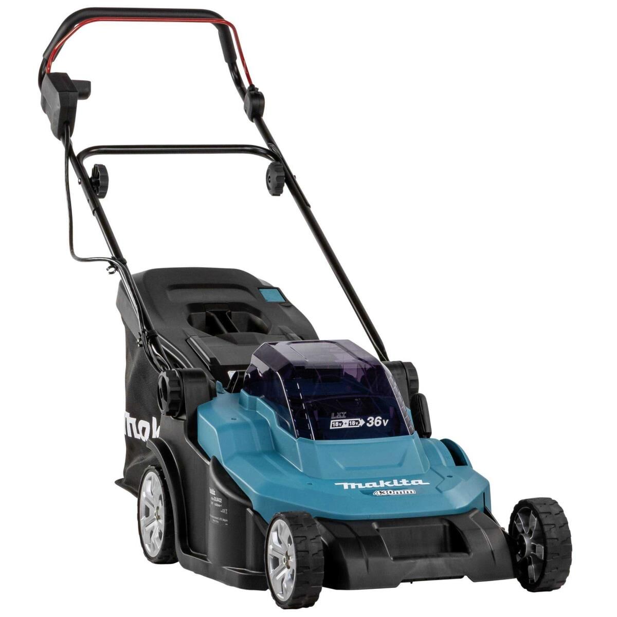 Makita DLM432PT2 - Rasenmäher - schnurlos - 18 V - 5 Ah - 2 Akkus