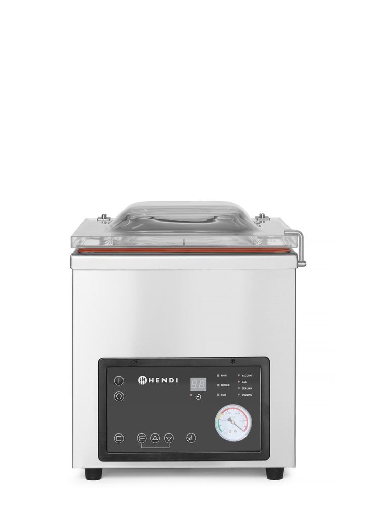 HENDI Vakuumkammer-Verpackungsmaschine Profi Line, Profi Line, Dichtungsband: 350 mm, 230V/750W, 450x555x(H)480mm