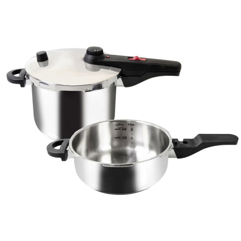 Kelomat Schnellkochtopf Alfa Set Induktion Ø22cm  6 + 3 Liter