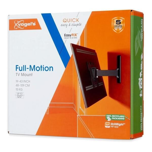 Vogel's Quick TVM1225 15° neig- & 120° schwenkb.