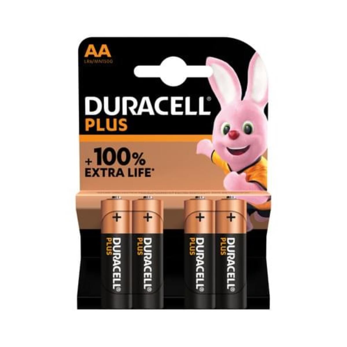 DURACELL Batterie Plus AA MN1500/LR6 4er Karte