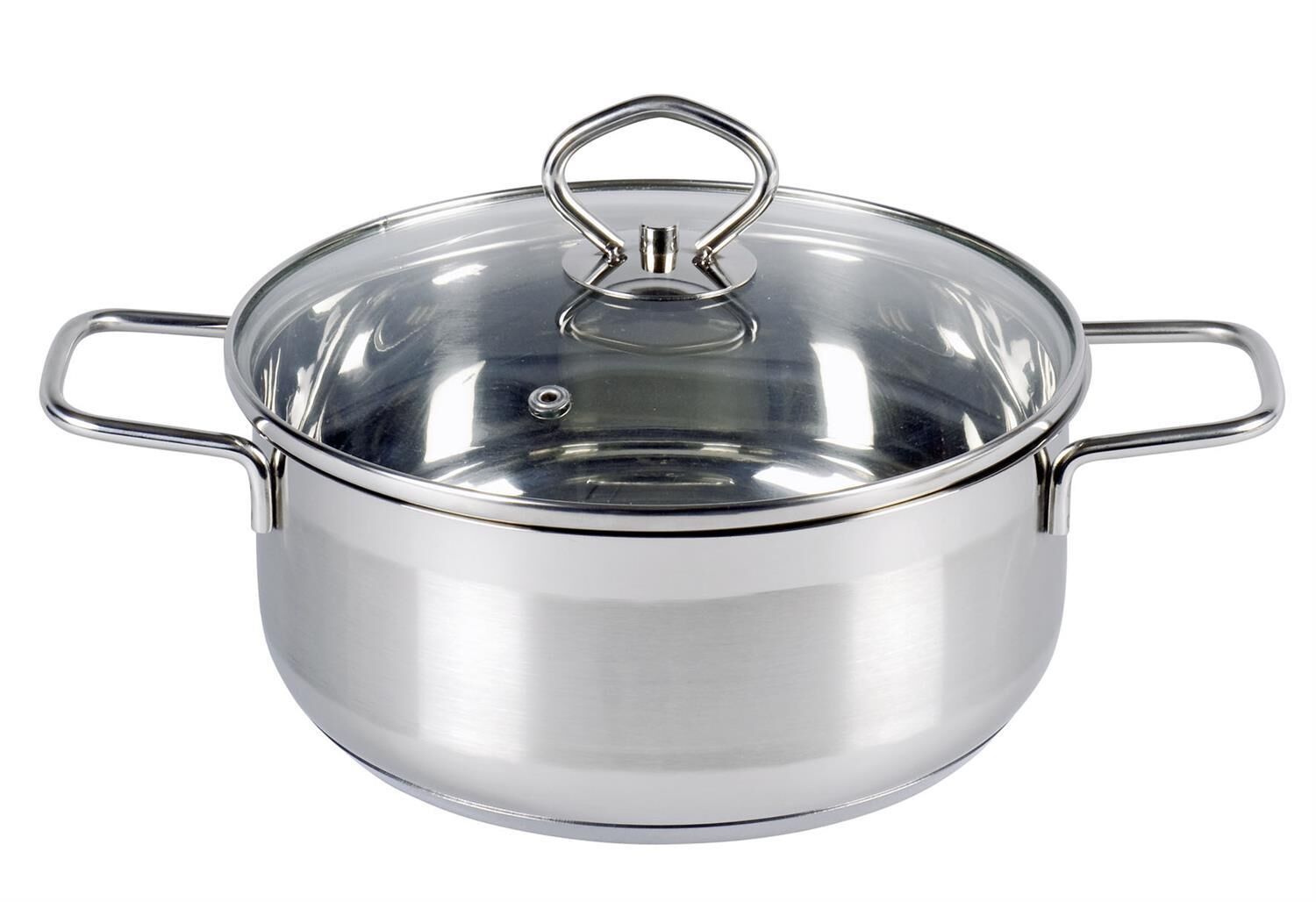 KARL KRÜGER Bratentopf Manhattan 1,3 Liter Ø16cm Edelstahl