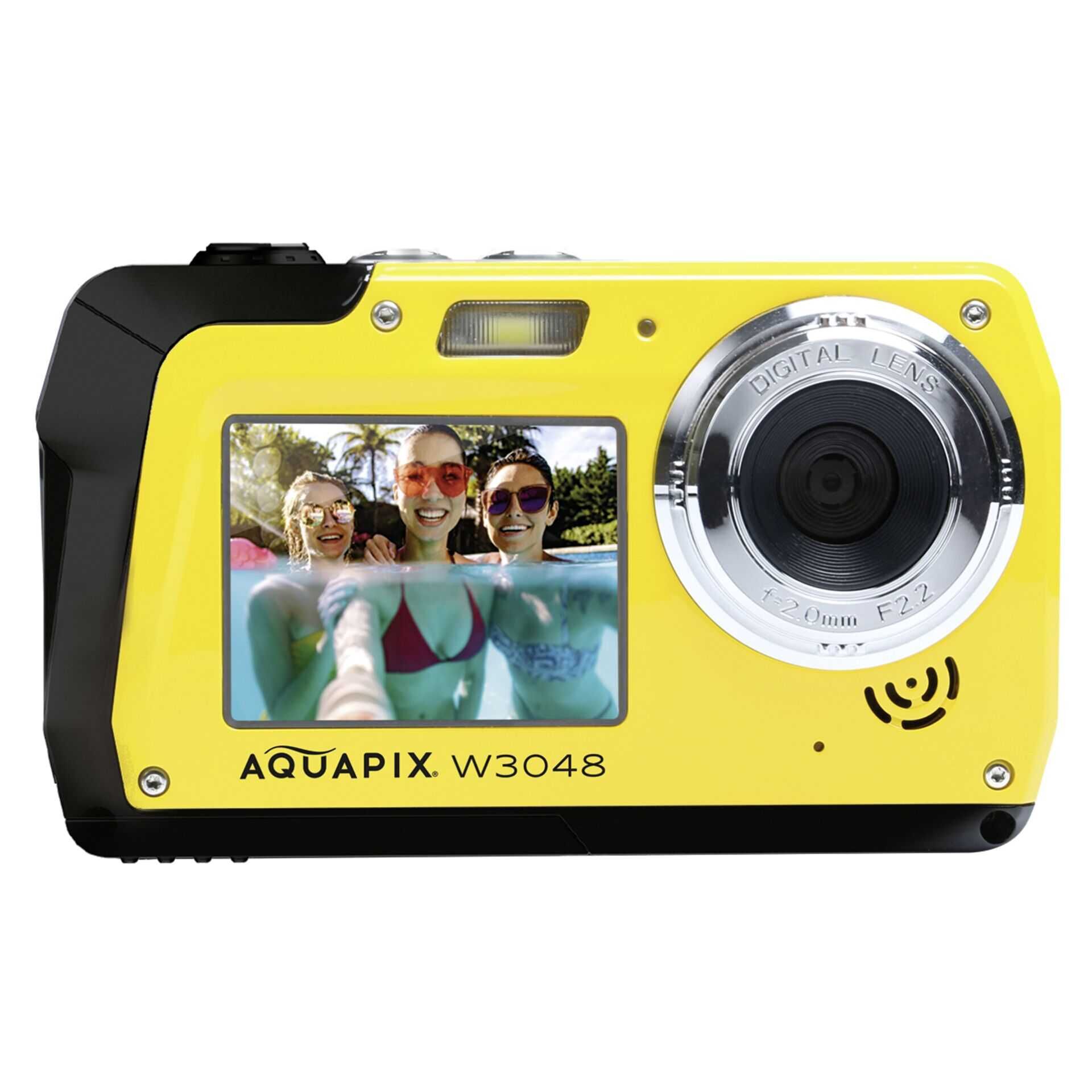 Easypix Aquapix W3048 Edge - Digitalkamera - Kompaktkamera - 13.0 MPix / 48 MP (interpoliert) - 4K / 10 BpS - Unterwasser bis zu 3 m