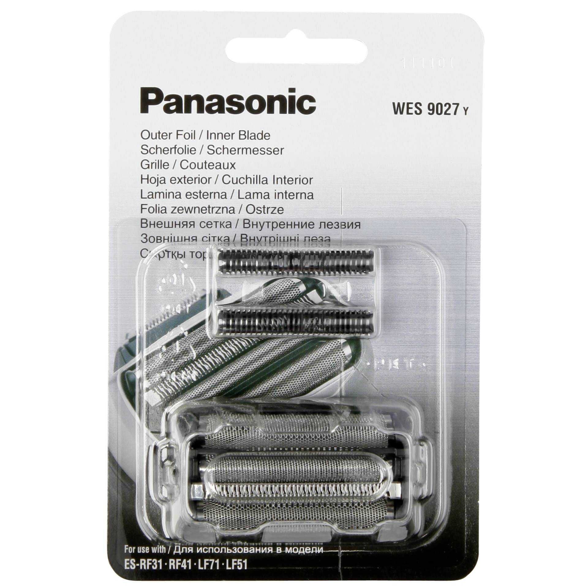 Panasonic WES9027 - Ersatzscherblatt und Schermesser - für Rasierapparat - für Panasonic ES-LF51, LF51-S803, LF71, LF71-K503, LF71-K803, ESRF31, ES-RF31, RF41, RF41CM503