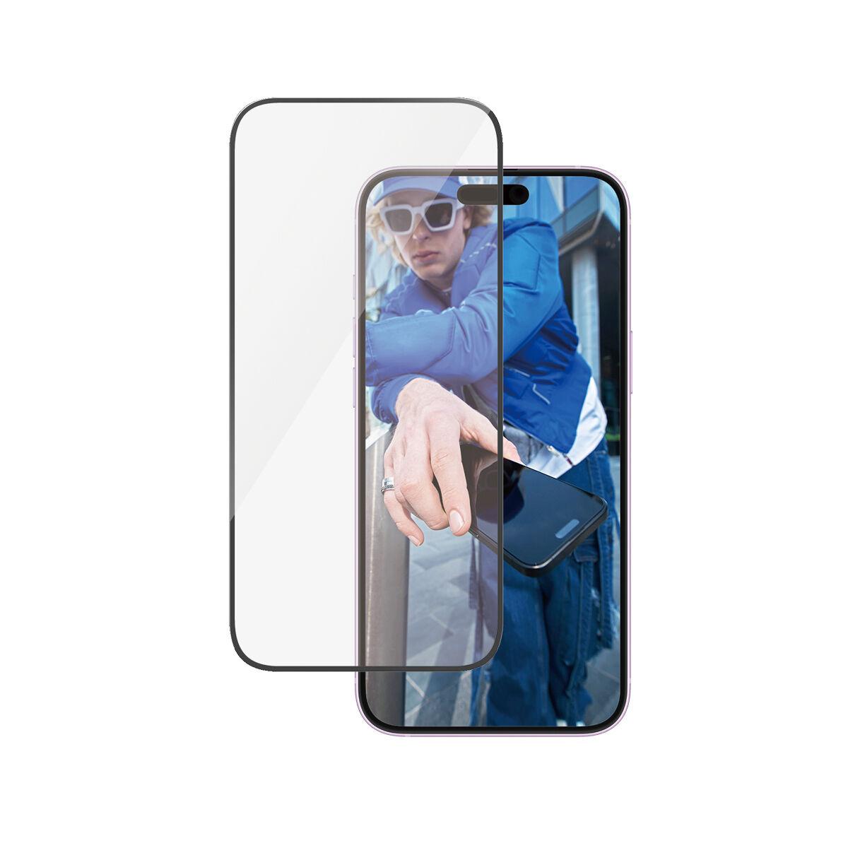 PanzerGlass ® Displayschutz iPhone 16 Plus | 15 Plus | Ultra-Wide Fit, Apple, Apple - iPhone 16 Plus, Apple - iPhone 15 Plus, Trockene Anwendung, Kratzresistent, Schockresistent, Transparent, 1 Stück(e)