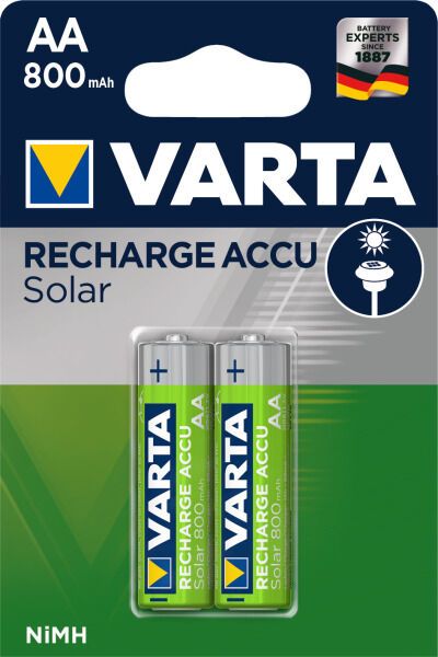 VARTA Akku solar 2 x Mignon 0,8 Ah Blister