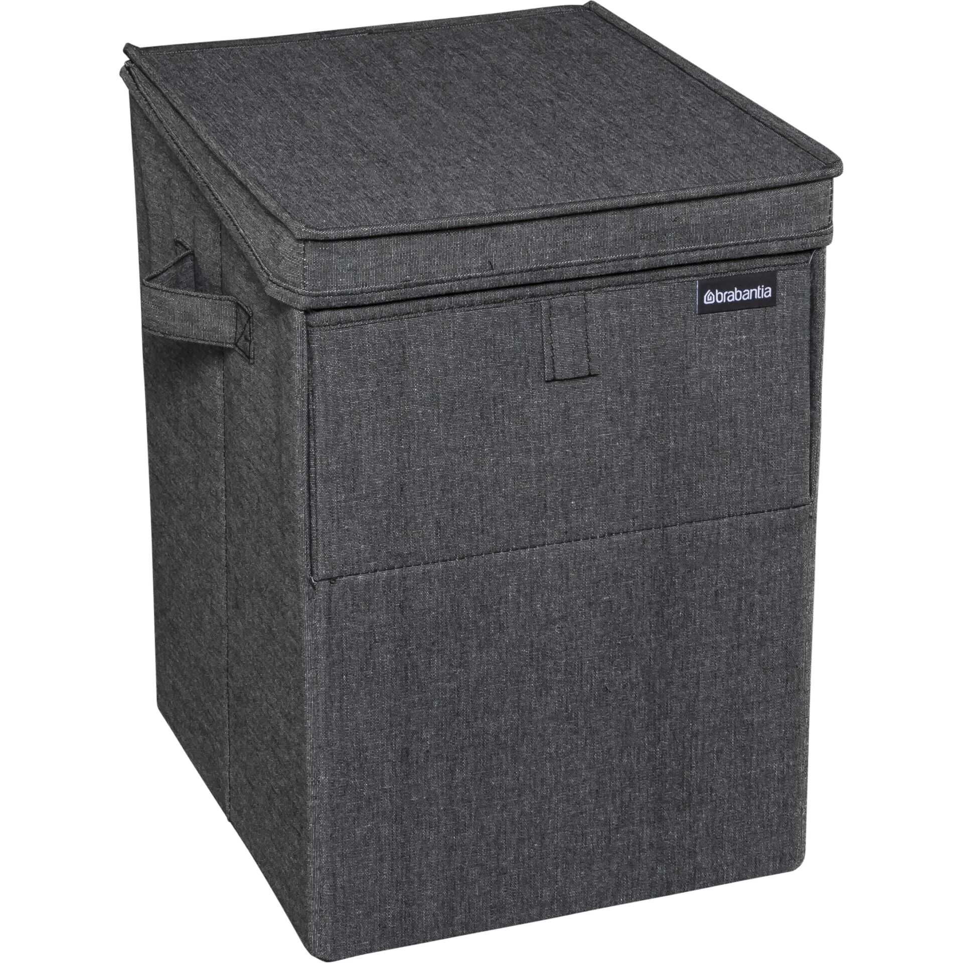 Brabantia Wäschekorbtasche 35 L faltbar schwarz